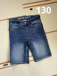H&M キッズ　男の子　ハーフパンツ　デニム