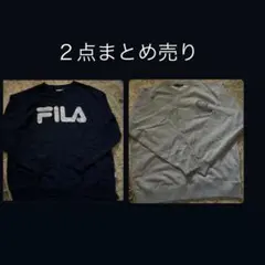 FILA トレーナー 長袖　トップス　4L 2点まとめ売り