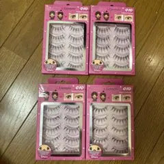 Monchhichi × Eyemony つけまつげ 4種セット 接着剤2つ付き - メルカリ