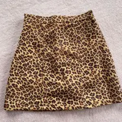 ヒョウ柄 ミニスカート タイトスカート
