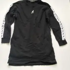 150サイズ　KANGOL 長袖カットソー 黒　ロングTシャツ