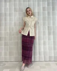 Ameri vintage MEDI STRAIN CHECK SKIRT 美品