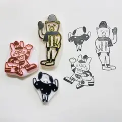 ikhanko/イクハンコ♡消しゴムはんこ3個セット