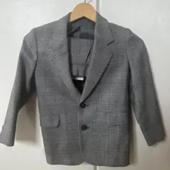 LORDGENT グレー　チェック柄 ブレザー スーツ　子供服　セットアップ