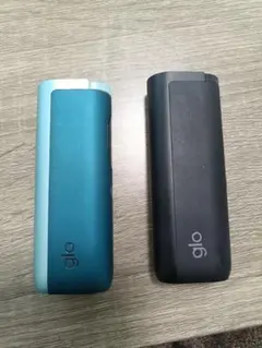 glo hyper電子タバコ本体 青と黒のセット
