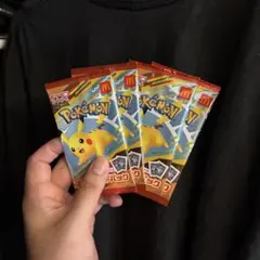 ポケモンカードMEGA マクドナルドハッピーセット2025プロモカード4パック