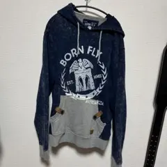 BORN FLY パーカー　XL