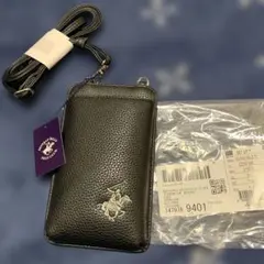 メンズ、レディース　ポロクラブ　スマホショルダーポーチ新品未使用