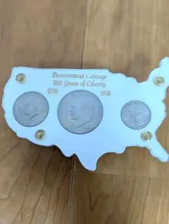 1972 S US PROOF SET アメリカ精鋳貨幣5枚セット40%銀貨入り - メルカリ
