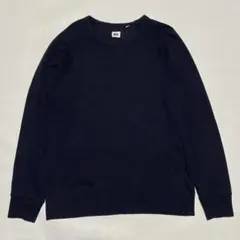 UNIQLO 前V ガゼット クルーネック スウェット ラグラン ユニクロ