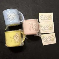 ちいかわbaby ノベルティ プラコップ　3種類+ ステッカー3枚