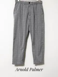 アーノルドパーマー 薄手パンツ ポリエステル コットン テーパードパンツ