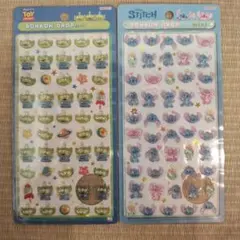 ボンボンドロップシール　ミニ　ディズニー　スティッチ　エイリアン　正規品2枚