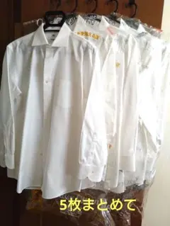 スーパーノンアイロンスリムシャツ/セミワイド/XL ユニクロ 【5枚まとめて】