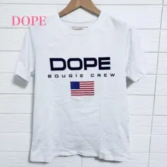 DOPE ドープ USAロゴ 半袖Tシャツ ホワイト XLサイズのサムネイル