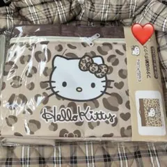 m*◯様 アベイル　サンリオキャラクターズ　ハローキティ　ヒョウ柄　フタ付収納ボ