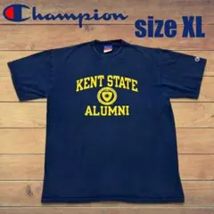00s US古着 Champion ケント州立大学 カレッジ Tシャツ XL