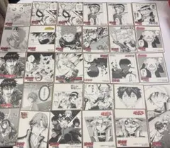 ジャンプフェア ミニ色紙 30枚セット バラ売り不可