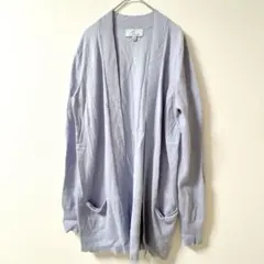 美品 Joan Vass New York 開襟衫 M 薰衣草色 春