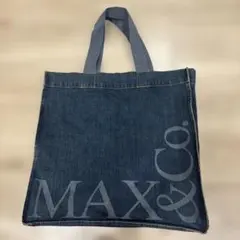 マチあり！使いやすい！未使用MAX & Co. ネイビー トートバッグのサムネイル