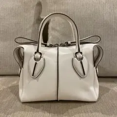 【専用】TOD'S Dスタイリング ミニ ハンドバッグ ショルダーバッグホワイト