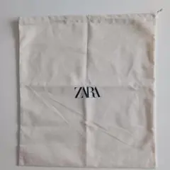 ザラ ZARA 巾着袋 収納袋 44×40cm