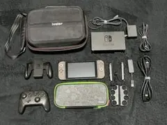 Switch本体 プロコン ケース 有線LANアダプター セット