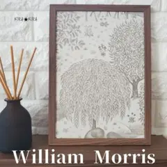 William Morrisウィリアム モリス　壁紙　フレーム付き　額装　A4⑫のサムネイル