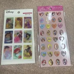 ディズニー プリンセス 3Dシールとストーンシール