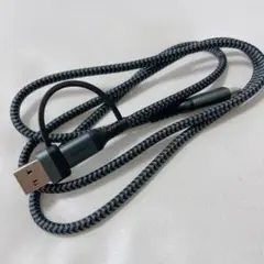早い者勝ち❗️2in1 USB C ケーブル 1M PD対応 200w急速充電