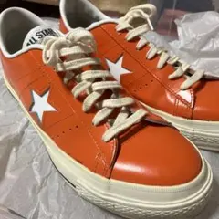 Converse One Star Ox オレンジ/ホワイト 27.5cm
