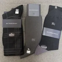 BURBERRY ソックス 3足セット サイズ25-26cm
