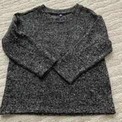 UNIQLO キッズ セーター 110 チャコールグレー