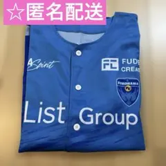 横浜FC ユニフォーム 応援グッズ　シャツ　ベースボールシャツ