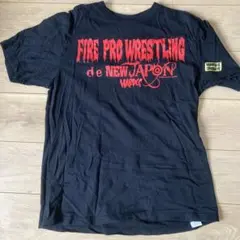 Fire Pro Wrestling Tシャツ Lサイズ ブラックのサムネイル