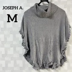 JOSEPH A. 【M】グレー カーディガン ボレロ ボタン ニット