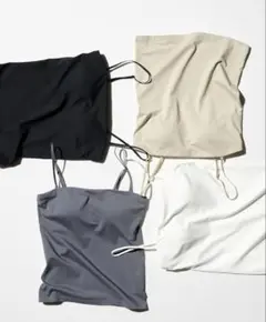 ユニクロ　エアリズムコットンブラチューブトップ　M