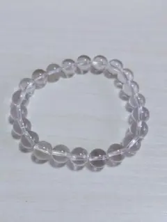 天然水晶8mmブレスレット【Aランク】♡浄化とシンプルな輝き♡