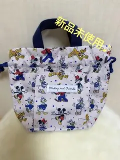 ミッキーマウス　おむつ巾着　ポーチ　きんちゃく