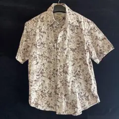 KANSAI JEANS 花柄 半袖シャツ Mサイズ　山本寛斎のサムネイル