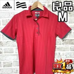【早い者勝ち✨】アディダスゴルフ レディース 半袖 ポロシャツ M レッド/赤