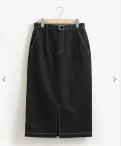 le.coeur blanc ステッチ コットン タイトスカートのサムネイル