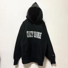 90s チャンピオン リバースウィーブ パーカー ブラック 黒 サイズL