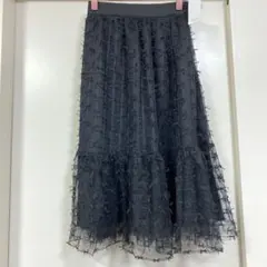 【新品】tocco closet ブラック ロングスカート　M