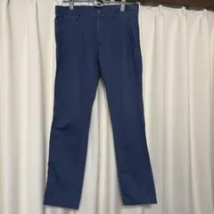 【コムサイズム】　メンズ　綿パンツ　ネイビー　M