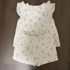 petit main プティマイン 花柄 セットアップ 100 夏服 女の子