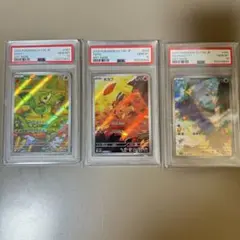 PSA10 3連番 ウガツホムラex ウネルミナモex タケルライコex SAR