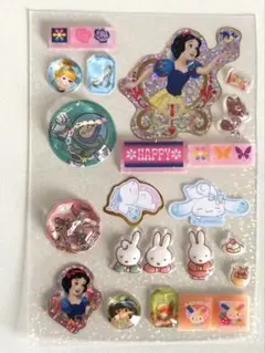 お裾分けシール　ボンボンドロップ　ウォーター　タイルシール　3枚セット