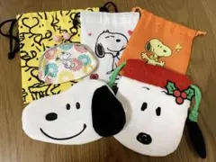 【★値下げ】スヌーピー 巾着袋・ポーチ6点セット