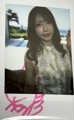 フルーツジッパー 松本かれん チェキ バタフライ衣装8 miri | ‎かれんたんに初めて会えた記念日૮⁔- ̫ -⁔აᡣ𐭩 一生
